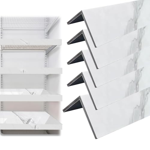 Drahtgitterabdeckungen for Regale – Weiß mit Mustern, 5 cm/2 Zoll hohe Drahtregalabdeckung, leicht zu schneidendes und zu installierendes Drahtregal, langlebige Regaleinlage(30x12 inch/76x30cm) von JLXJYS