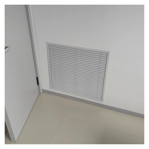 lüftungsgitter Aluminium-Sichtschutztür-HVAC-Luftgitter, hellgraue Lüftungsabdeckung mit Lamellen – Zufuhr oder Rückführung, 12 14 16 18 20 22 24 26 28 30 32 34 40 46 48 Zoll(12x28in/30.5x71.1cm) von JLXJYS