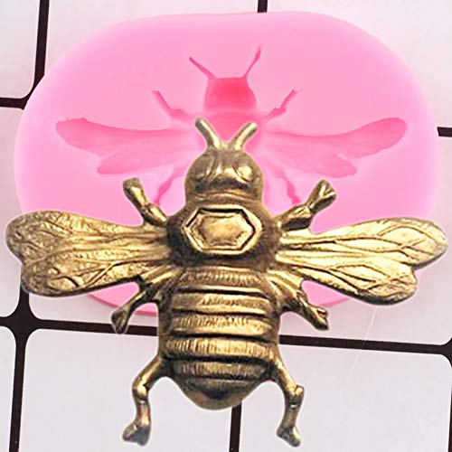 JLZK 3D Insekten Biene Silikonformen Cupcake Topper Kuchen Dekorationswerkzeuge Candy Polymer Clay Schokoladenformen von JLZK