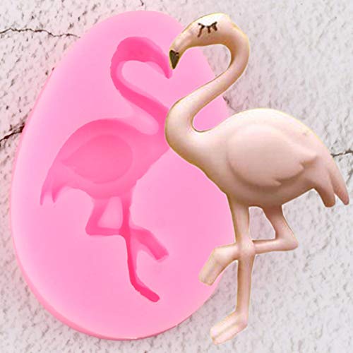 JLZK 3Dbirds Flamingo Silikonformen DIY Party Cupcake Topper Fondant Kuchen Dekorationswerkzeuge Candy Chocolatemoulds von JLZK