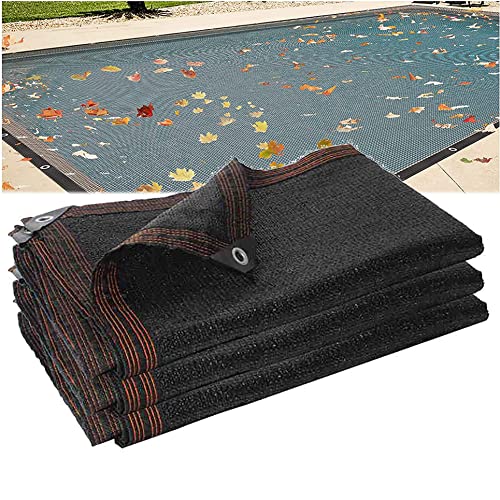JMCAJIE Teichnetz,laubnetz Teich,vogelschutznetz,Pool Abdeckplane Rechteckig,Poolüberdachung Aus Polypropylen, Winterabdeckplane Pool,für Garten-teich Gewässer See Becken (Size : 5x8m/16x26FT) von JMCAJIE