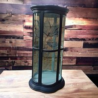 Vitrine Shabby Regal Schrank Licht Vintage Upcycling Mara von JMCreativeDK