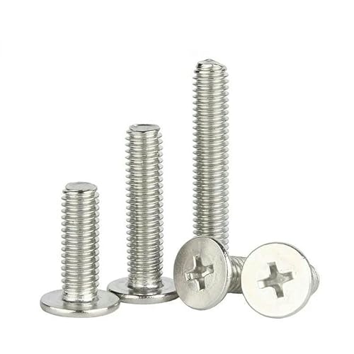 10 Stück/Los Edelstahl Phillips Ultradünne Super Low Flat Wafer Kopfschraube Schraube M1.4 M1.6 M2 M2.5 M3 M4 M5 M6 M8-M2.5-20mm x10 Stück 10 Stück/Los Edelstahl Phillips Ultradünne Super Low Flat Wafer Kopfschraube Schraube M1.4 M1.6 M2 M2.5 M3 M4 M5 M6 M8-M2.5-20mm x10 Stück von JMGDJ