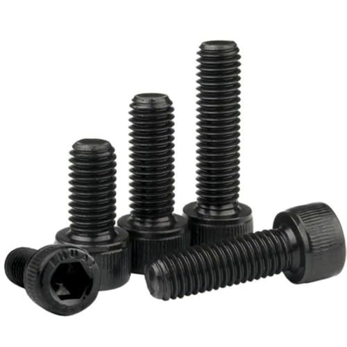 10 Stück M3 M4 M5 M6 M8 304 Edelstahl Schwarz Klasse 12.9 Stahl Sechskant Innensechskantschraube L=5-150mm-M5-90mm-12.9 Klasse Stahl 10 Stück M3 M4 M5 M6 M8 304 Edelstahl Schwarz Klasse 12.9 Stahl Sechskant Innensechskantschraube L=5-150mm-M5-90mm-12.9 Klasse Stahl von JMGDJ