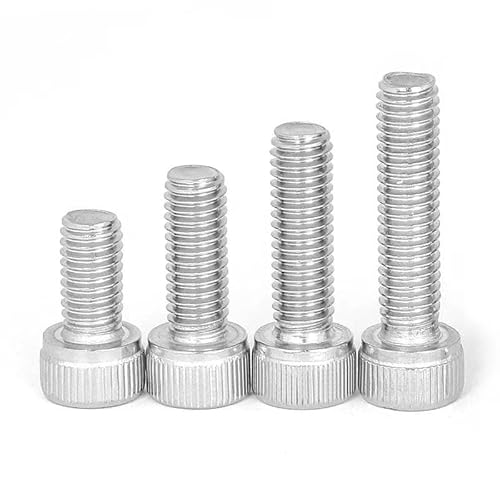 5–50 Stück M1,6 M2 M2,5 M3 M4 M5 M6 M8 *L DIN912 Edelstahl-Sechskantschraube mit Innensechskant oder schwarze metrische Schrauben der Güteklasse 12.9-M3 (50 von JMGDJ