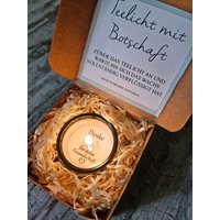Teelicht Mit Botschaft "'freundschaft''geburtstag Freundschaft Freunde Beste Freundin Geschenk Aufmerksamkeit Geschenkide von JMHandmadeKunstJM