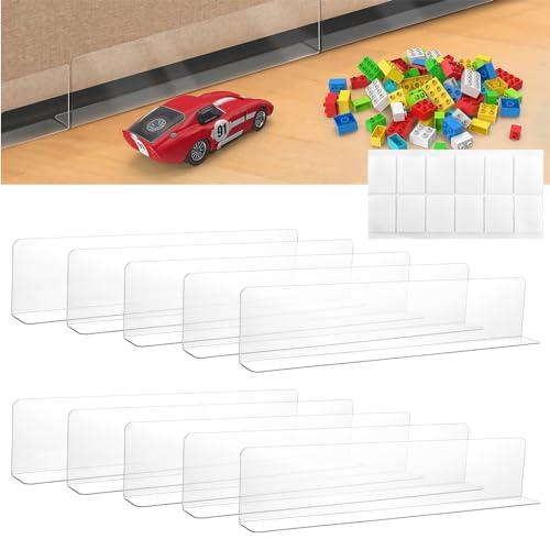 JMIATRY 10 Stück Spielzeugblocker für Möbel, Spielzeugblocker Couch 40x8x4CM, Spielzeug Blocker unter Sofa für Bett, Sofa, Couch, Schrank, Kommode von JMIATRY