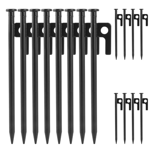 JMIATRY 16 Stück Zelt Heringe Stahl Erdnägel 20cm, Heringe Erdnägel Stabil, Erdanker Bodenanker für Outdoor Befestigung Zelt, Trampolinen, Zäunen und Anderen JMIATRY 16 Stück Zelt Heringe Stahl Erdnägel 20cm, Heringe Erdnägel Stabil, Erdanker Bodenanker für Outdoor Befestigung Zelt, Trampolinen, Zäunen und Anderen von JMIATRY