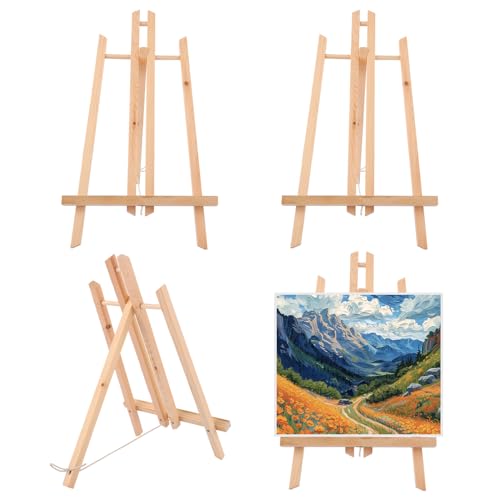 JMIATRY Leinwand Ständer, Staffelei Tisch, Mini Staffelei Holz Tischstaffelei Holz für Gemälde, Kinder Kunst & Handwerk (6Stk-28CM) JMIATRY Leinwand Ständer, Staffelei Tisch, Mini Staffelei Holz Tischstaffelei Holz für Gemälde, Kinder Kunst & Handwerk (6Stk-28CM) von JMIATRY