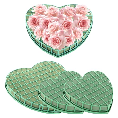 JMIATRY 4 Stück Steckschaum 30+20cm, Steckschaum für Blumen, Steckschaum Herz Blumensteckschaum für Hochzeit, Ostern und Geburtstag JMIATRY 4 Stück Steckschaum 30+20cm, Steckschaum für Blumen, Steckschaum Herz Blumensteckschaum für Hochzeit, Ostern und Geburtstag von JMIATRY