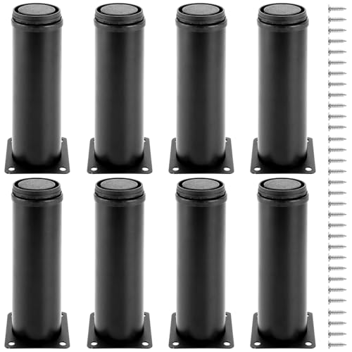 JMIATRY 8 Stück Verstellbare Möbelfüße 50X180mm, Schrank Füße, Möbelfüße Verstellbar für Küchenschränke, Höhenverstellbar Sofa Tisch Stuhl Küchenschränke von JMIATRY