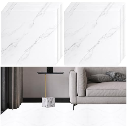 JMIATRY Selbstklebende Bodenfliesen, 30 x 30 cm, große Marmoreffekt, zum Abziehen und Aufkleben, wasserdichte Bodenaufkleber für Büro, Badezimmer, Küche, Wohnzimmer, 40 Stück JMIATRY Selbstklebende Bodenfliesen, 30 x 30 cm, große Marmoreffekt, zum Abziehen und Aufkleben, wasserdichte Bodenaufkleber für Büro, Badezimmer, Küche, Wohnzimmer, 40 Stück von JMIATRY