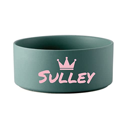 Personalisierte Keramik-Hundenapf Individueller Haustier Name Katze Keramiknapf Welpen Hund Futternapf Boden Rutschfest Überlauf Futternapf Kätzchen Welpen Futter Haustier Fütterung Wassernapf (Green) Personalisierte Keramik-Hundenapf Individueller Haustier Name Katze Keramiknapf Welpen Hund Futternapf Boden Rutschfest Überlauf Futternapf Kätzchen Welpen Futter Haustier Fütterung Wassernapf (Green) von JMIPET