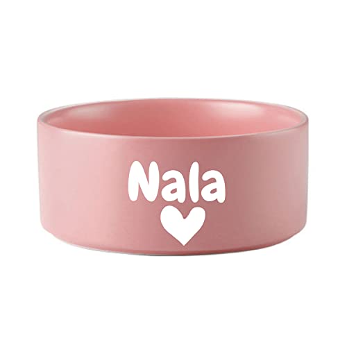 Personalisierte Keramik-Hundenapf Individueller Haustier Name Katze Keramiknapf Welpen Hund Futternapf Boden rutschfest Überlauf Futternapf Kätzchen Welpen Futter Haustier Fütterung Wassernapf (Pink) Personalisierte Keramik-Hundenapf Individueller Haustier Name Katze Keramiknapf Welpen Hund Futternapf Boden rutschfest Überlauf Futternapf Kätzchen Welpen Futter Haustier Fütterung Wassernapf (Pink) von JMIPET