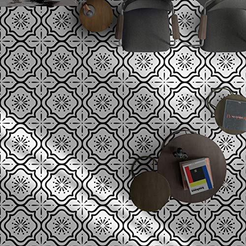 PVC-Wasserdichte Selbstklebende Fliesen-Aufkleber, Küchen-Boden-Wohnzimmer-dekorative Wand-Abnutzung starkes rutschfestes,30 * 30cm*10pcs von JMKX