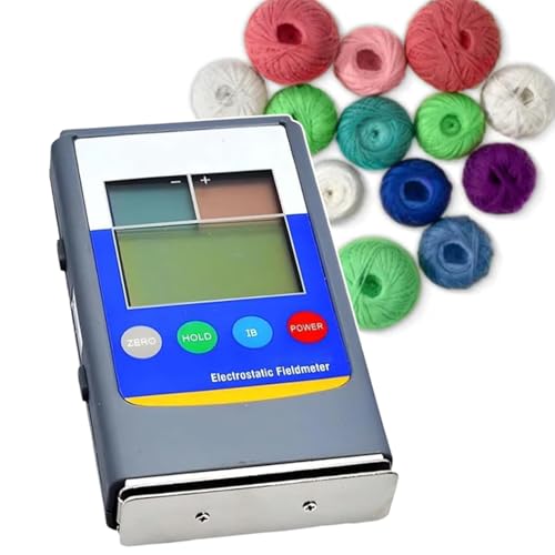 Elektrostatisches Feldmessgerät Tester 0~20KV / 30KV Verbessertes elektrostatisches tragbares Gerät für Fasergarn Stoff Teppich Pappe Papier Gummi (20kv)) von JMOUZHG