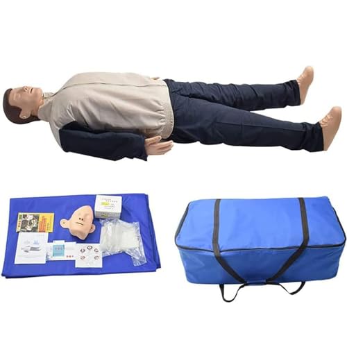 JMOUZHG Ardiopulmonale Beatmungs-Simulator, CPR-Trainingspuppe, künstliche Atmung, Trainingspuppe für CPR Demonstrationen JMOUZHG Ardiopulmonale Beatmungs-Simulator, CPR-Trainingspuppe, künstliche Atmung, Trainingspuppe für CPR Demonstrationen von JMOUZHG