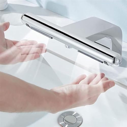 JMOUZHG Automatischer Sensor-Händetrockner, 2-in-1 Händewaschen und Trocknen, 1150 W Badezimmer-Wasserhahn mit Händetrockner, 6s schnell trocknend, von JMOUZHG