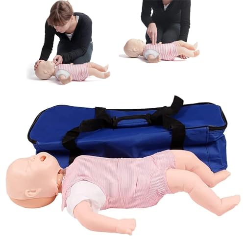 JMOUZHG CPR-Trainingspuppe für Säuglinge, Erste-Hilfe-Modell, Erste-Hilfe-Modell, Reanimationspuppe, Atemwegsverstopfung, für Unterricht und Training JMOUZHG CPR-Trainingspuppe für Säuglinge, Erste-Hilfe-Modell, Erste-Hilfe-Modell, Reanimationspuppe, Atemwegsverstopfung, für Unterricht und Training von JMOUZHG