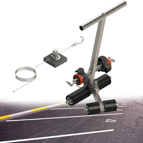 JMOUZHG Parkplatz Striping Machine, Spielfeld Line Striping Machines Court Line Tape Machine Basketball Court Line Kit für Beton, Asphalt JMOUZHG Parkplatz Striping Machine, Spielfeld Line Striping Machines Court Line Tape Machine Basketball Court Line Kit für Beton, Asphalt von JMOUZHG