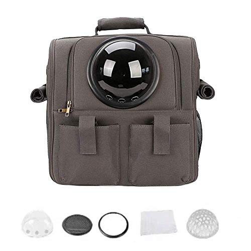 JMOZHCD Haustier-Raumkapsel, Haustierkäfig, Hund, Katze, Reisetasche für Katzen und Welpen, tragbare Haustiertasche, Rucksack, Raumkapsel-Einkaufstasche, Rucksack (Black Package B) von JMOZHCD