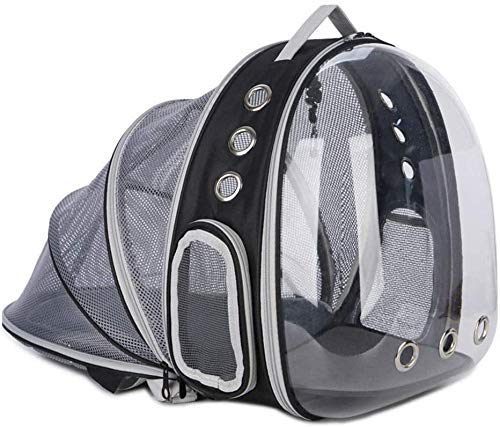 JMOZHCD Haustier-Raumkapsel-Haustier-Rucksack, Hund, Katze, Welpe, Kaninchen, erweiterbarer tragbarer Reise-Haustier-Rucksack, Handtasche im Raumkapsel-Design () von JMOZHCD