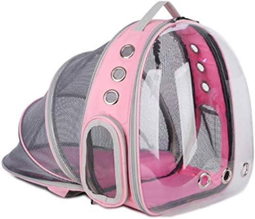 JMOZHCD Haustier-Raumkapsel-Haustier-Rucksack, Hund, Katze, Welpe, Kaninchen, erweiterbarer tragbarer Reise-Haustier-Rucksack, Handtasche im Raumkapsel-Design () von JMOZHCD