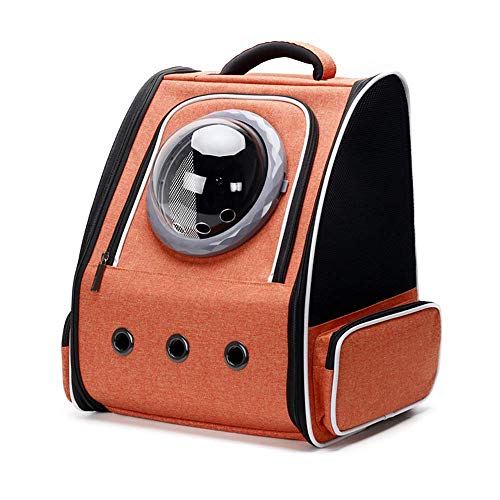 JMOZHCD Haustier-Raumkapsel-Haustier-Rucksack, Katze, Hund, Welpe, Reisen, Wandern, Camping, Haustier-Rucksack, Raumkapsel-Design, weiche Seitenhandtasche () von JMOZHCD