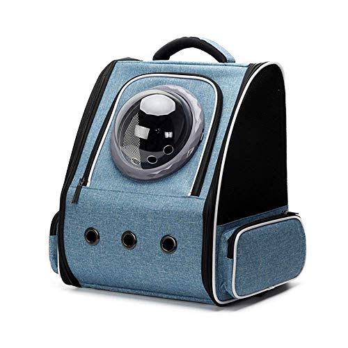 JMOZHCD Haustier-Raumkapsel-Haustier-Rucksack, Katze, Hund, Welpe, Reisen, Wandern, Camping, Haustier-Rucksack, Raumkapsel-Design, weiche Seitenhandtasche () von JMOZHCD