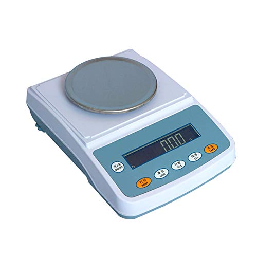 JMOZHCD Laboranalysewaage, elektronische Waage, Digitale Laborwaage, automatische Kalibrierung, Temperaturkompensationsfunktion, Überlast- und Unterspannungsalarm (500g/0.1g) von JMOZHCD