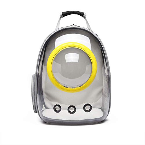 JMOZHCD Pet Space Capsule Katze und Hund Rucksack, Haustier Katze Hund Welpe Gurt Reisetasche Space Capsule Rucksack Atmungsaktive Outdoor-Handtasche () von JMOZHCD