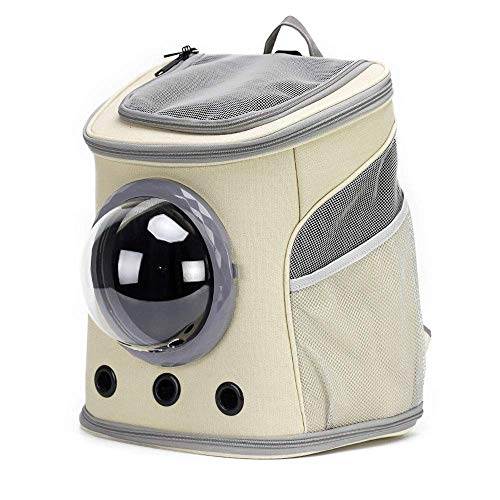 JMOZHCD Pet Space Capsule Pet Carrier Capsule Tragbare Tasche Transparenter, atmungsaktiver Rucksack, geeignet für Outdoor-Reisen und Spaziergänge () von JMOZHCD