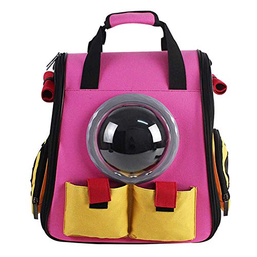 JMOZHCD Pet Space Capsule Tragbare Reisetasche für Haustiere, Design, weiche Seitenhandtasche für Katzen und kleine Hunde, Haustierkatzen, die ausgehen () von JMOZHCD