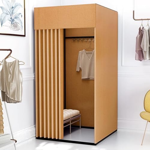 JMOZHCD Quadratische Umkleidekabine, Mobile temporäre Umkleidekabine für Bekleidungsgeschäfte, stabile, abnehmbare Umkleidekabine mit Sonnenschutz (G) von JMOZHCD