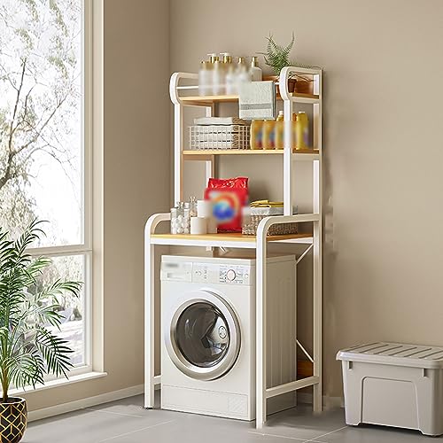 JMOZHCD Qunine Waschmaschinen-Regal Oben, Waschküchenregale über Waschmaschine und Trockner, Trommel-Waschmaschinen-Aufbewahrungsregal von JMOZHCD
