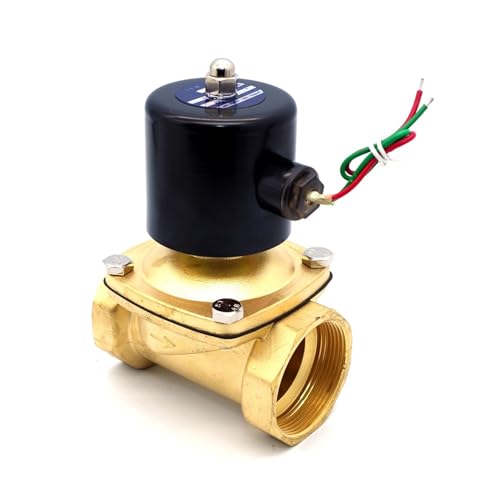 2W-500-50 DN50 2 Zoll 12 V Wassermagnetventil 220 V Normal geschlossenes 2-Wege-Elektroventil(Bsp,AC120V) von JMRTQMEC