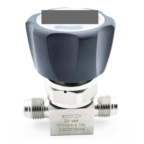 JMRTQMEC 1/4" 1/2" VCR Stecker 316L Edelstahl Vakuummembran 1000 PSI 3000 PSI Wasser Gas Öl(1l4 Inch VCR 1000 PS) von JMRTQMEC