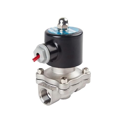 JMRTQMEC 1/4 "3/8" 1/2 "3/4" 1 "1-1/2" weiblich 12V 24V 110V 220V 304 Edelstahl Magnet Normalerweise Geschlossen Pneumatische(Bspt Female-ac110v,0.75 Inch) von JMRTQMEC