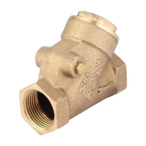 JMRTQMEC 1 Stück NPT 3/4 Zoll Gewinde Messing Rückschlagventil Y-Typ Einweg-Rückschlagventil 1,6 MPa for Wassergas von JMRTQMEC