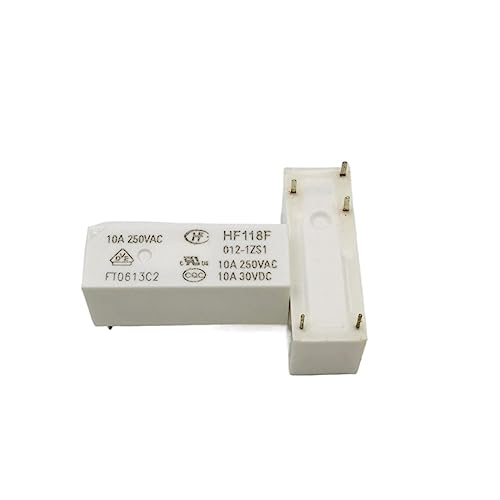 JMRTQMEC 10 stücke HF118F 005 012 024-1ZS1 Makro 5V 12V 24V 10A Umgewandelt 5-Fuß DC Elektromagnetische Relais JQX-118F 024-1ZS1T(HF118F 024-1ZS1T) von JMRTQMEC