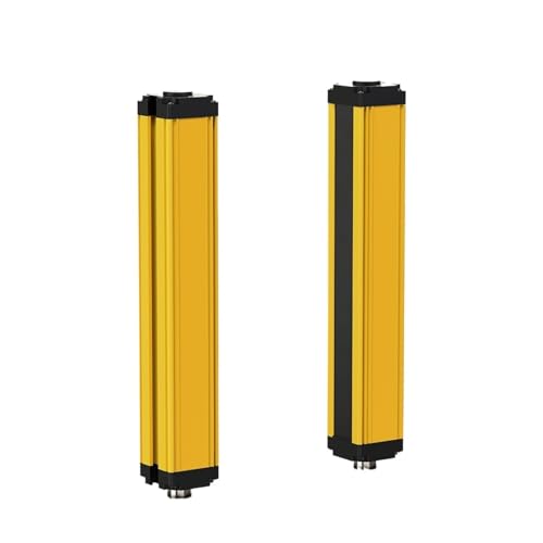 JMRTQMEC Sicherheitslichtvorhang Gittersensorschalter Infrarot-Bereichsschutzgerät Lichtschranke 40 mm 24 V DC Relaisausgang(40mm Pitch 4 Beam) von JMRTQMEC