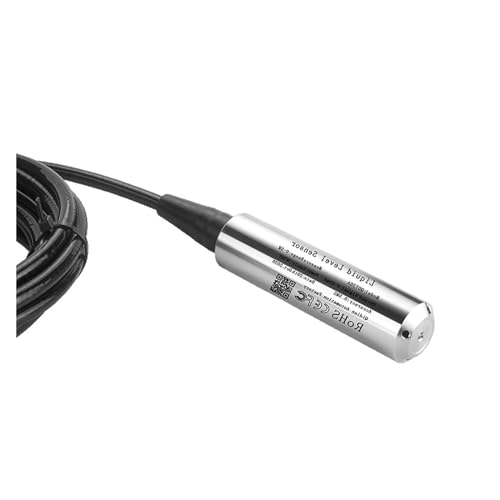 JMRTQMEC Wasserstandssensor Sender IP68 1-5V RS485 Ausgang SS304 DC24V kapazitiver Flüssigkeitssensor(5m Range 5m Cable,1-5V Output) von JMRTQMEC