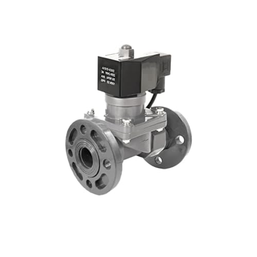 Verdickter Ventilkörper Säure- und alkalibeständiger Flansch Magnetventil Wasserventil Luftventil(Dn25,FLANGE-DC24V) von JMRTQMEC
