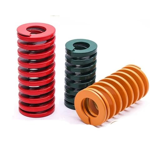 JMSDP 2 Stück Spiralform-Schraubenfeder, Druckfeder, komprimierte Entriegelungs-Druckformfeder, Innendurchmesser 10 mm, 20 x 10 x 90 mm, Rot von JMSDP