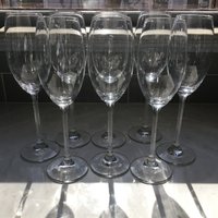 Vintage Kristall Champagner Flöten - 8Er Set Nachtmann Vivendi Antike Toasting Flutes Gläser von JMSquaredVintage