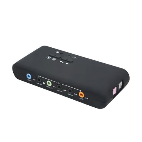 JMT 12 Mbps Stereo USB Soundkarte 8-Kanal Ausgang Audio FiberOptic Interface Dual Mikrofonkopf 48KHz Externe Aufnahmebox MCA4277 JMT 12 Mbps Stereo USB Soundkarte 8-Kanal Ausgang Audio FiberOptic Interface Dual Mikrofonkopf 48KHz Externe Aufnahmebox MCA4277 von JMT