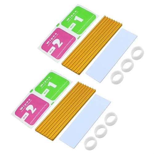 JMT 2/4/15 Stück M.2 Solid State Festplatte Kühlkörper Aluminium für NGFF NVME PCIE 2280 SSD Solid State Drive (2 Stück-Gold) von JMT