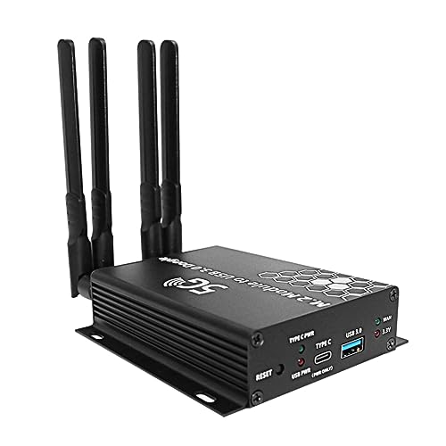 JMT 5G NGFF M.2 Key B auf USB 3.0 Moduladapterkarte mit Zusatzkühlung, unterstützt 3042/3052 Karte für 5G 4G LTE GSM Modem JMT 5G NGFF M.2 Key B auf USB 3.0 Moduladapterkarte mit Zusatzkühlung, unterstützt 3042/3052 Karte für 5G 4G LTE GSM Modem von JMT