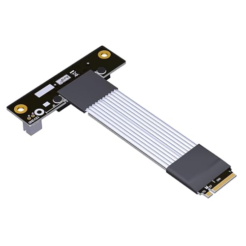 JMT ADT-K42SP PCIE 4.0 x4 auf M.2 Verlängerungskabel Gen4 64G/BPS kompatibel mit M.2 NVMe SSD 2230 2242 2260 2280 (K42SP 25 cm) von JMT
