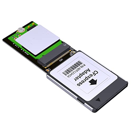 JMT CFexpress auf M.2 NVME 2230 M-Key Erweiterungskarte mit Kühlkörper PCIe4.0 Gen4x2 R94A V4.1 CFexpress auf SSD Adapter unterstützt Canon R5 Z6Z7 Xbox (2230 SSD nicht im Lieferumfang enthalten) von JMT